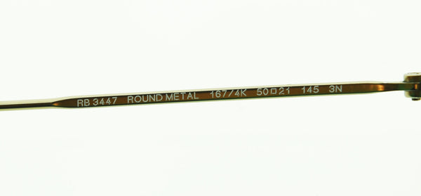 レイバン Ray-Ban ROUND METAL ラウンドメタル サングラス RB3447 眼鏡・サングラス 眼鏡 103G-106