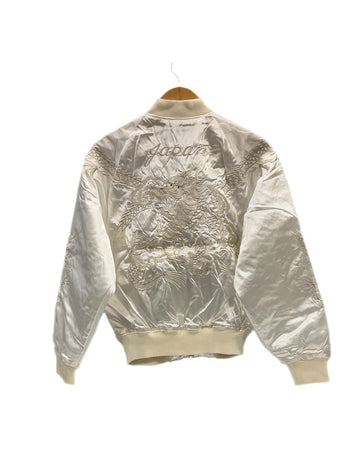 ほしひめ Hoshihime 星姫 スカジャン 龍刺繍 スカジャン サテン 白 F