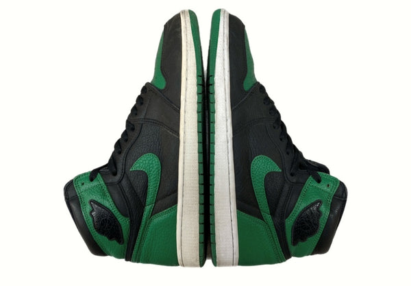 ナイキ NIKE 19年製 AIR JORDAN 1 RETRO HIGH OG エア ジョーダン レトロ ハイ AJ1 ジャンプマン シューズ 緑 黒 555088-030 メンズ靴 スニーカー グリーン 28.5cm 104-shoes624