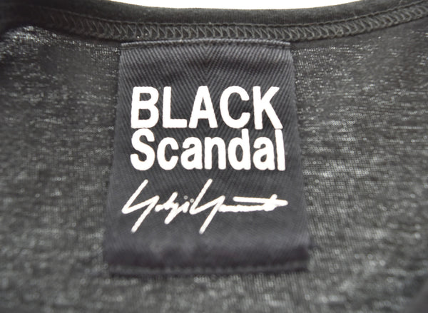 ヨウジヤマモト YOHJI YAMAMOTO BLACK Scandal Yohji Yamamoto 昆虫 プリント 長袖Tシャツ HC-T08-073  3 ロンT ブラック 103MT-3287