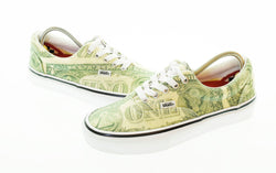 バンズ VANS  ×Supreme Skate Era Dollar Bill Green シュプリーム スケート エラ ダラー ビル グリーン VN0A5FC9GRN メンズ靴 スニーカー グリーン 25cm 103S-449