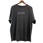 【曜日割引対象外】 ヴィンテージ vintage 90's プラスティック PLASTIK クレイジーカット TULTEX アニメ Tシャツ ブラック XLサイズ 201MT-4594 VB