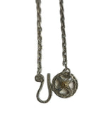 アリゾナフリーダム ARIZONA FREEDOM 唐草 フック 太陽神 ホイール チェーン シルバー✕ゴールド シルバーアクセサリー メンズジュエリー・アクセサリー ネックレスチェーン シルバー 101G-214