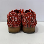 シュプリーム SUPREME 19SS Clarks Bandana Wallabee メンズ靴 ブーツ その他 レッド 25.5cmサイズ 201-shoes1527