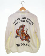 ワコマリア WACKO MARIA TIM LEHI VIETNAM JACKET TYPE-1 ベトジャン 別珍  ジャケット ホワイト Mサイズ 103MT-2636