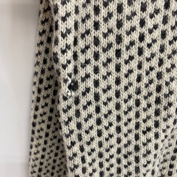 【曜日割引対象外】 エルエルビーン L.L.Bean 80's 90's バーズアイニット セーター ホワイト 201MT-4603 VB