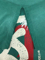 リベーレ LIBERE 24SS × WIND AND SEA ウィンダンシー Logo Tee ロゴ Tシャツ ヴィンテージ風 半袖 カットソー 緑 Tシャツ ロゴ グリーン Sサイズ 104MT-1134