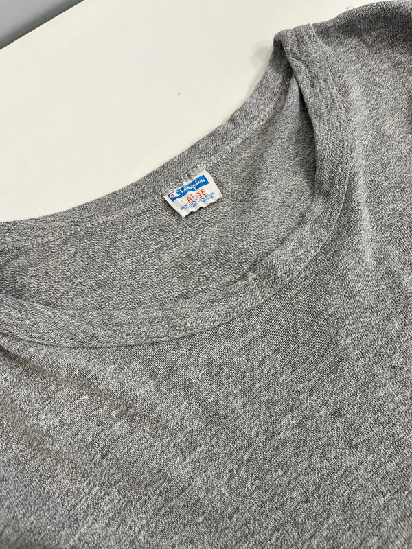 チャンピオン Champion 70’s 70年代 80’s 80年代 バータグ 88/12 プリント USA製 アメリカ製 ヴィンテージ vintage  Tシャツ グレー Lサイズ 101MT-4492