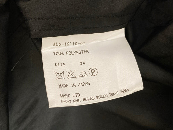 ジョンローレンスサリバン JOHN LAWRENCE SULLIVAN モッズコート ライトアウター BLACK MADE IN JAPAN 黒 JLS-IS 10-01 サイズ 34 ジャケット 無地 ブラック 101MT-2295