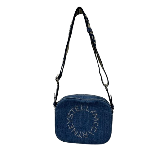 ステラマッカートニー STELLA McCARTNEY カメラバッグ デニム生地 バッグ レディースバッグ ショルダーバッグ・メッセンジャーバッグ ブルー 201goods-783
