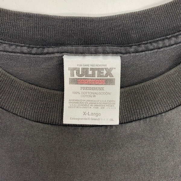 【曜日割引対象外】 ヴィンテージ vintage 90's プラスティック PLASTIK クレイジーカット TULTEX アニメ Tシャツ ブラック XLサイズ 201MT-4594 VB