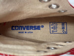 コンバース CONVERSE ALL STAR HI オール スター ハイ キャンバス ヴィンテージ USA製 シューズ US6 1/2 赤 M9621 メンズ靴 スニーカー レッド 25cm 104S-885