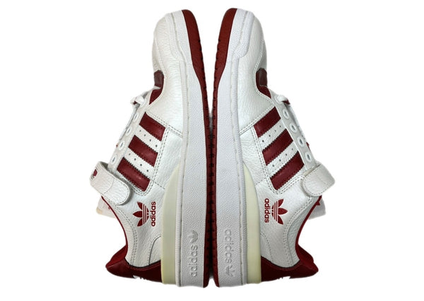 アディダス adidas 02年製 FORUM LO PAT MX フォーラム ロー デッドストック バスケ シューズ 白 赤 147086 メンズ靴 スニーカー ホワイト 27cm 104S-989