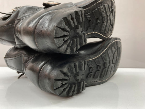 レッドウィング RED WING SHORT ENGINEER BOOTS ショート エンジニア ブーツ バイク 革靴 シューズ 黒 8182 メンズ靴 ブーツ エンジニア ブラック サイズ 7D 104S-1054