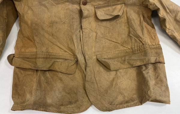 ヴィンテージ vintage 40’s~ 40年代 Duxbak ダックスバック 白タグ ハンティングジャケット カバーオール ウッドボタン 襤褸 雰囲気系 ジャケット ブラウン 101MT-5448