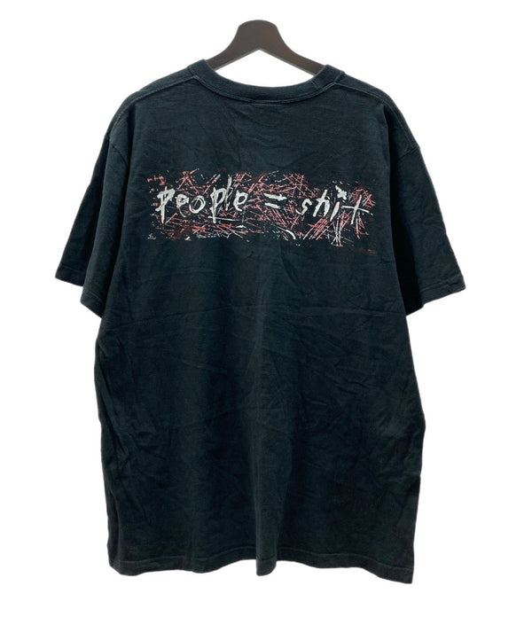 バンド band 00s 00年代 Slipknot スリップノット バンT BLUE GRAPE 両面プリント 黒 Tシャツ プリント ブラック XLサイズ 104MT-1795