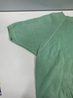 ヴィンテージ vintage 50's～60's 50～60年代 染み込みプリント ラグラン 4本針 フラットシーマ 半袖スウェット - スウェット グリーン 101MT-4962
