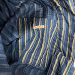 【曜日割引対象外】 キャピタル KAPITAL ストライプ プルオーバー 長袖カットソー ネイビー 2サイズ 201MT-3566 VB