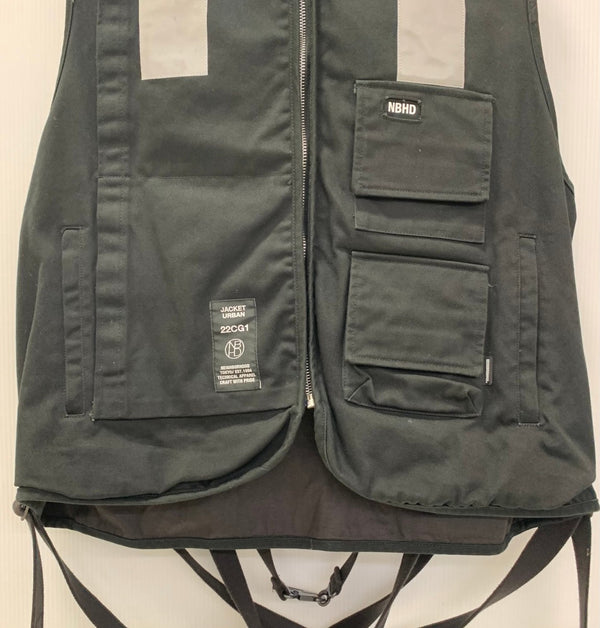 ネイバーフッド NEIGHBORHOOD LS C-VEST 221UTNH-JKM02 ベスト ブラック Mサイズ 201MT-3143