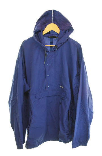 パタゴニア PATAGONIA anorak アノラック ロゴ 刺繍 プルオーバー パーカー 紫 27322 ジャケット パープル LLサイズ 103MT-2407