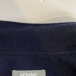 コムデギャルソンオム COMME des GARCONS HOMME デカオム 長袖シャツ ネイビー 35サイズ 201MT-4584