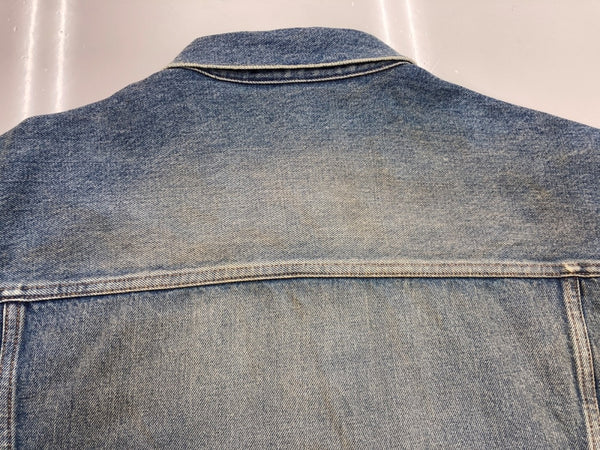 シュプリーム SUPREME 24AW DISTRESSED SELVEDGE TRUCKER JACKET ディストレス セルビッジ トラッカー ジャケット 青 ジャケット 無地 ブルー Lサイズ 104MT-1726