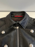 ラブレス LOVELESS ナポレオン レザージャケット 黒 62F17-601-09 ジャケット ブラック サイズ34 101LT-245