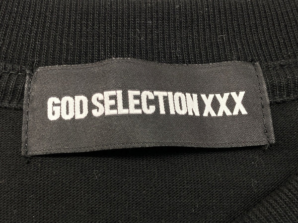 ゴッドセレクション GOD SELECTION XXX 24AW PRINT S/S TEE プリント Tシャツ 半袖 黒 Tシャツ プリント ブラック Lサイズ 104MT-1593