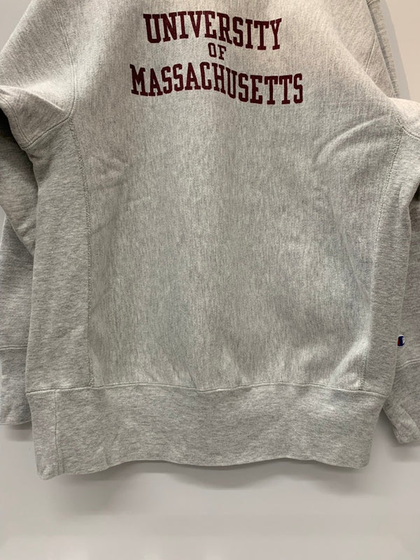 【曜日割引対象外】 チャンピオン Champion 90's “University of Massachusetts” 3段プリント RW USA製 スウェット グレー XLサイズ 201MT-3130 VB