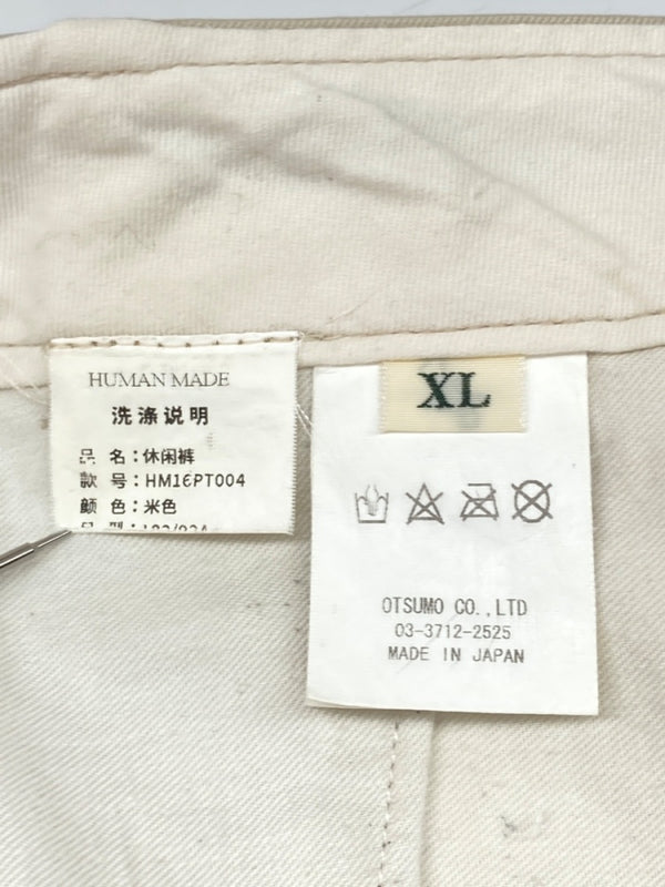 ヒューマンメイド HUMAN MADE MILITARY PRINT CHINO ミリタリー プリント チノ パンツ 薄茶 プリント チノパン ベージュ XLサイズ 104MB-301
