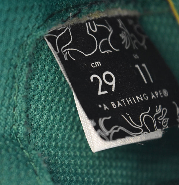 ア ベイシング エイプ  A BATHING APE  BAPE STA 93 ハイカットスニーカー メンズ靴 スニーカー グリーン 29cm 103S-1229