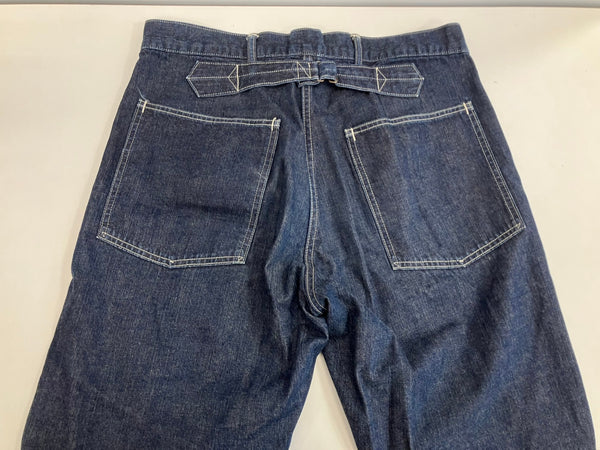 クーティー COOTIE PRODUCTIONS シンチバック デニム ワークパンツ ペインターパンツ ベイカーパンツ マリンパンツ ボタンフライ パッチポケット デニム ブルー Mサイズ 101MB-626