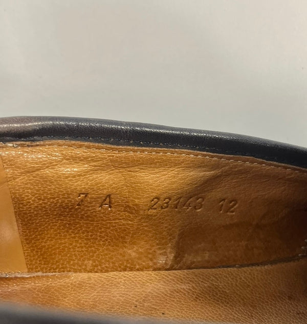 パラブーツ Paraboot International Gallery BEAMS インターナショナルギャラリービームス別注 レザーコインローファー ブラック系 メンズ靴 ローファー サイズ7 A 101sh-2095