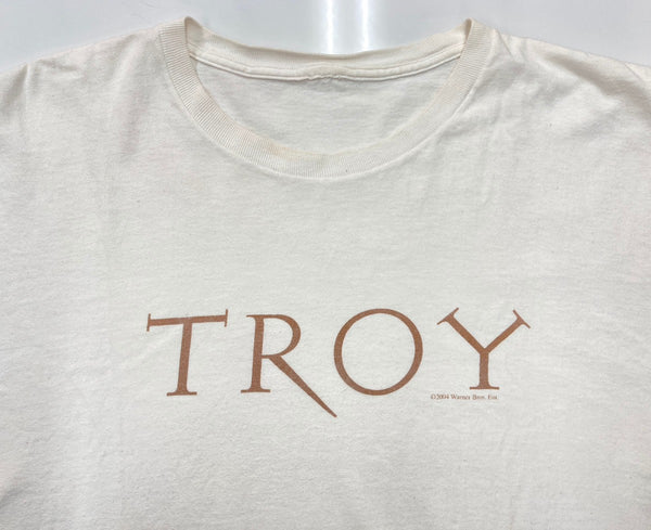 US古着 US 00s TROY トロイ ムービーT 映画 白 Tシャツ プリント ホワイト 104MT-1636