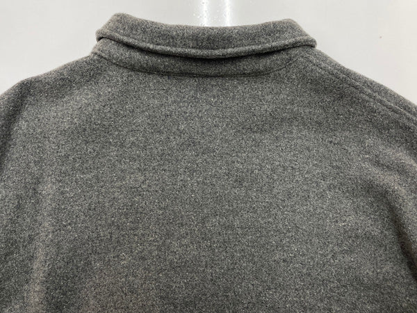 ダブルアールエル RRL 90s 90年代 三ツ星タグ ウール ジップアップ ブルゾン アウター 灰色  ジャケット 無地 グレー 2XLサイズ 104MT-1994