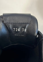 ミュウミュウ miu miu 厚底 ロゴ メッシュ スニーカー  726 レディース靴 スニーカー ブラック サイズ38 101sh-2260