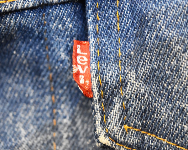 リーバイス Levi's 80's 4th Type USA製 スモールe 70505-0217 ボタン裏527 トラッカージャケット デニムジャケット 70505-0217 36 ジャケット ブルー 103MT-2309