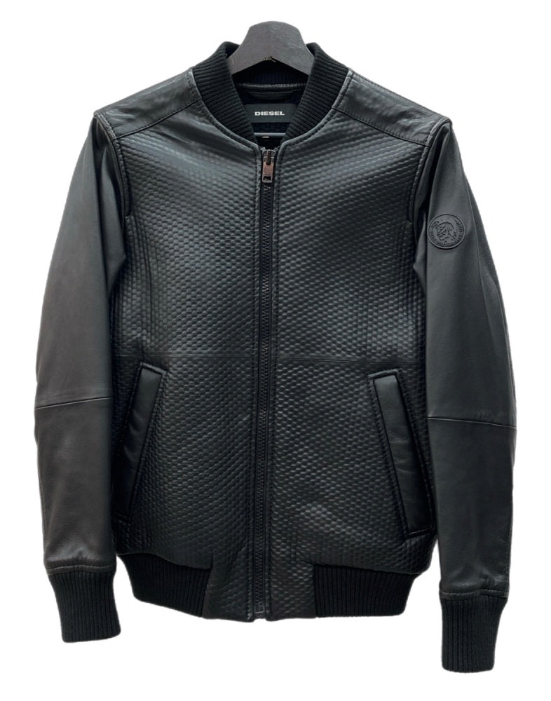 ディーゼル DIESEL Fullzip Leather Jacket フルジップ レザー