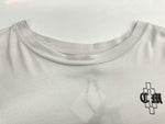 マルセロバーロン MARCELO BURLON MULTI LOGO L/S T-SHIRT マルチ ロゴ ロング スリーブ Tシャツ ライトグレー 灰色 CMAB007E18001014 XL Tシャツ プリント グレー 104MT-241