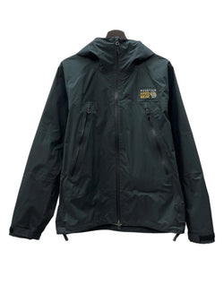 マウンテンハードウェア ‎Mountain Hardwear COHESION JACKET コヒージョン ジャケット ダブルジップ フーディ マウンテンパーカー アウトドア アウター 黒 124 OE0385 ジャケット ロゴ ブラック Sサイズ 104MT-2164