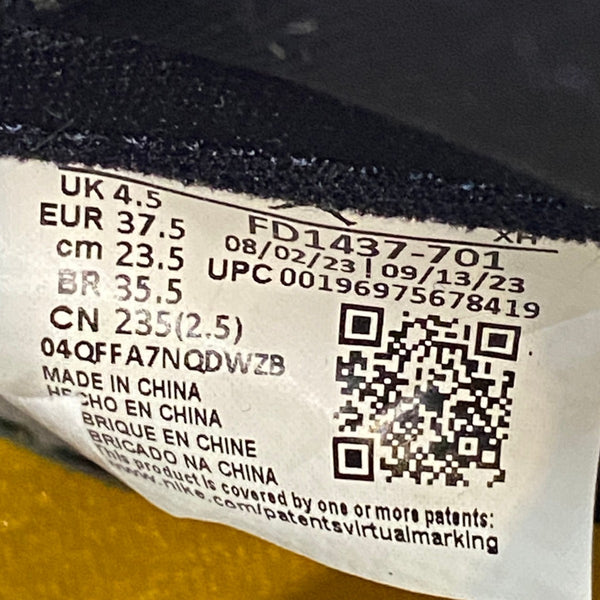 ナイキ NIKE AIR JORDAN 1 RETRO HIGH OG GS FD1437-701 レディース靴 スニーカー イエロー 23.5cmサイズ 201-shoes1403