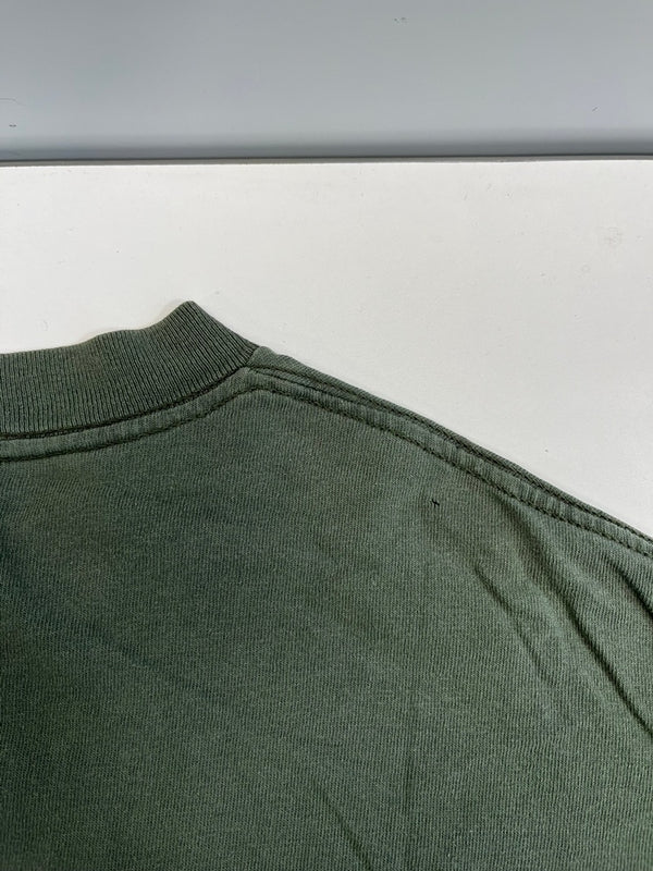 ステューシー STUSSY USA製 OLD STUSSY KINGPIN GEAR ボーリングピン キングピン プリントTシャツ Tシャツ カーキ Mサイズ 101MT-5177