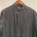 【曜日割引対象外】 キャピタル KAPITAL コットン チャイナ シャツ ジャケット ブラック Lサイズ 201MT-4128 VB