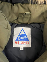 ケープハイツ Cape HEIGHTS ダウンコート ダウンジャケット フード ファー ジャケット カーキ SSサイズ XS 101LT-205