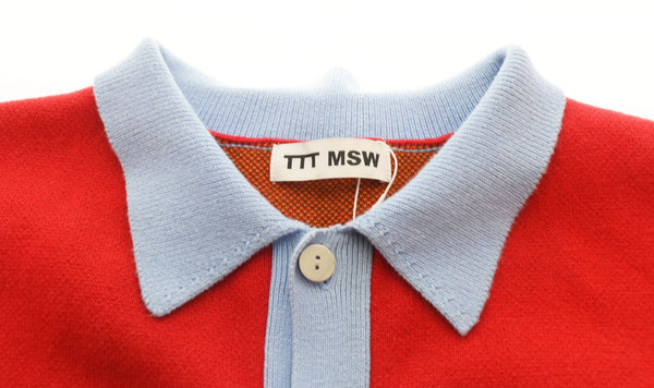 ティー TTT_MSW 22AW Border Knit Cardigan/ ボーダーカーディガン TTT-2022AW-KT01 カーディガン マルチカラー Lサイズ 103MT-2305