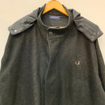 フレッドペリー FRED PERRY M-65 Fishtail Parka F2672 コート ブラック Lサイズ 201MT-2969