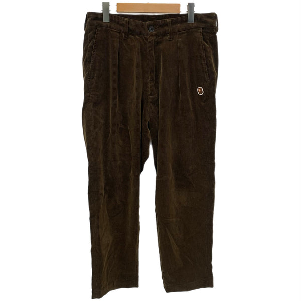 アベイシングエイプ A BATHING APE コーデュロイパンツ ボトムスその他 ブラウン Mサイズ 201MB-1155