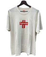 Supreme クロス　ボックスロゴ　Tee 白　ホワイト Tシャツ S SUPREME シュプリーム Cross Box Logo Tee クロスボックスロゴ T