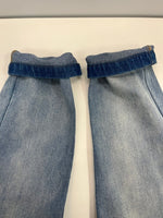 リベンジ REVENGE デニムパンツ インディゴ 刺繍ロゴ y2k 青 デニム ブルー Sサイズ 101MB-760