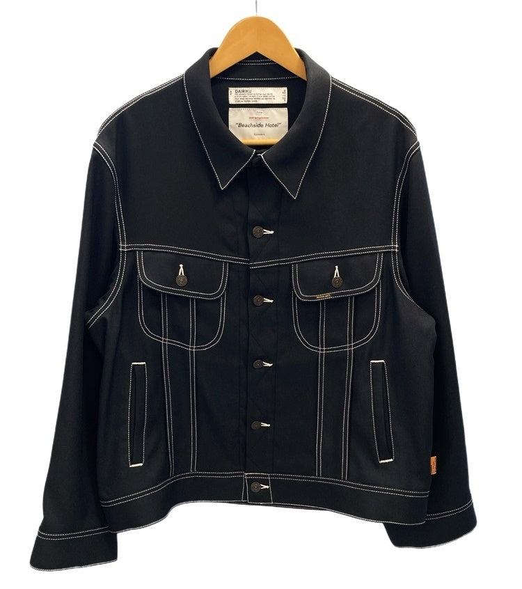 ダイリク DAIRIKU REGULAR Polyester Jacket 20SS ポリエステルジャケット 黒 MADE IN JAPAN サイズ  F ジャケット ブラック フリーサイズ 101MT-2658 | 古着通販のドンドンサガール